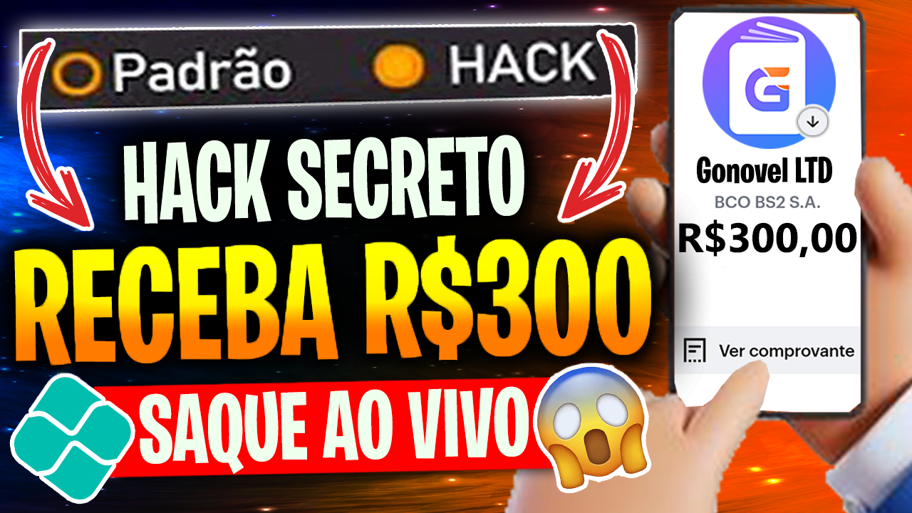 App GoNovel Paga Mesmo – Receba $300 Via Pix Em 3 Minutos Passo a Passo