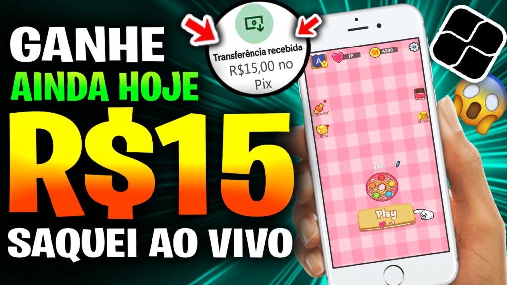 Donuts Master Melhor App De Jogo Para Ganhar Dinheiro Via Pix App