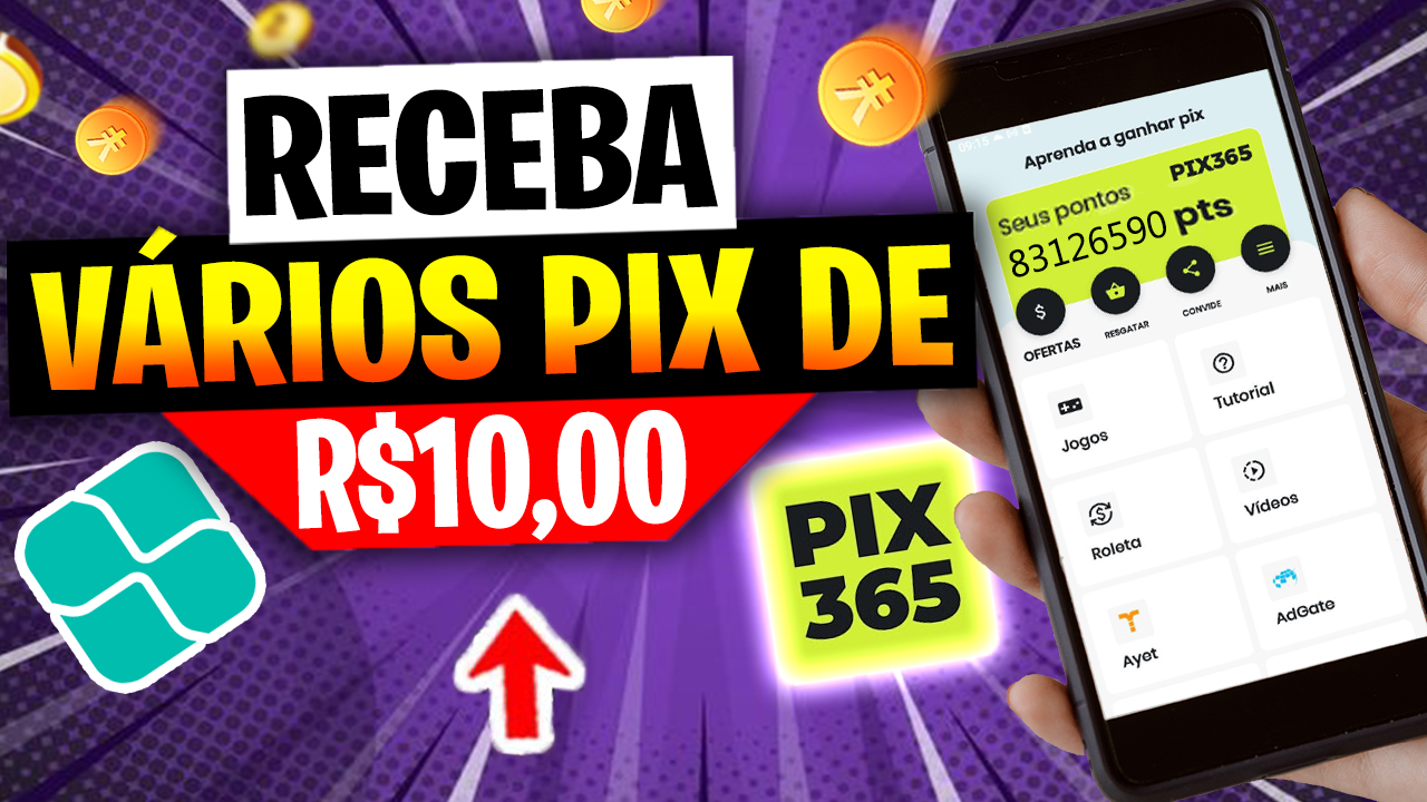 PAGA NA HORA✓] APP de JOGO que GANHA DINHEIRO de VERDADE via PIX💸 App para Ganhar  Dinheiro Rápido 