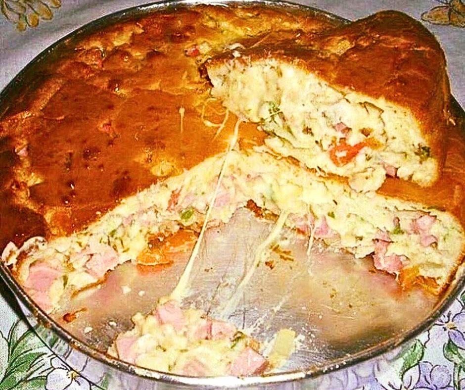 Torta de Liquidificador Salgada