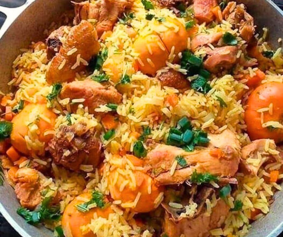 Arroz com Frango e Pequi