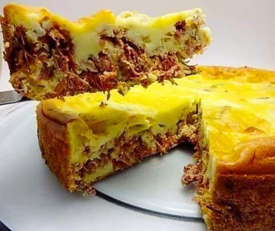 Torta de Abóbora com Carne Seca