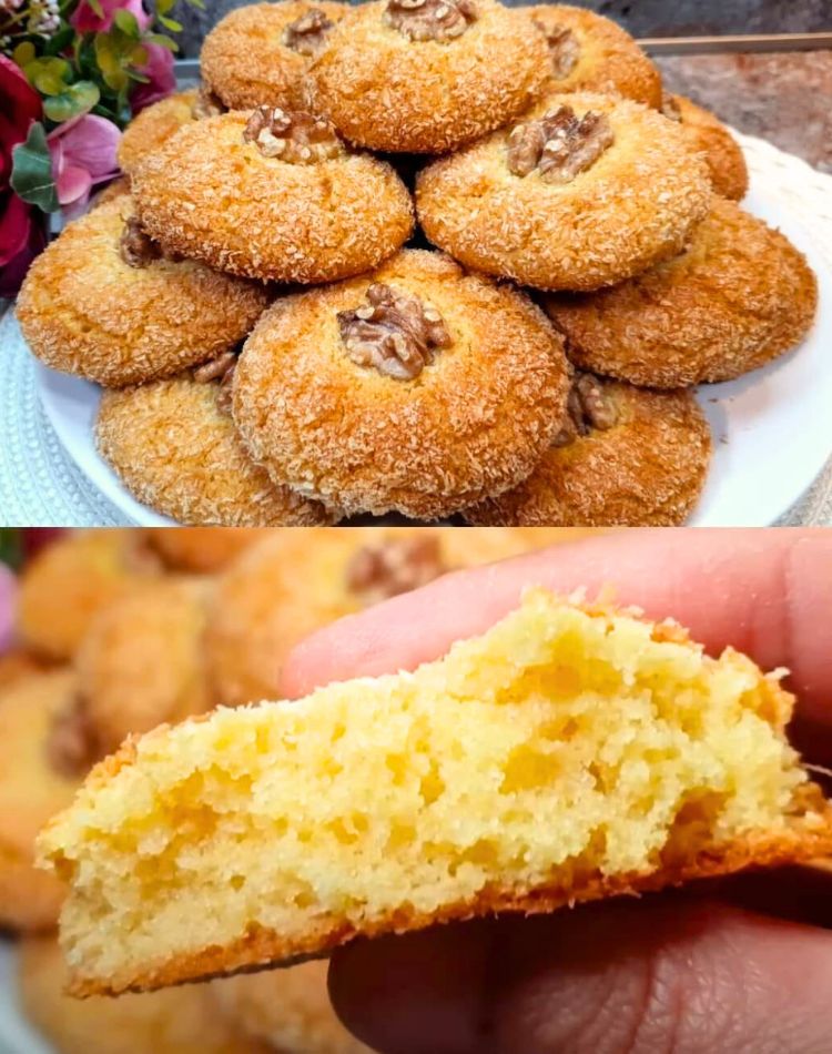 Biscoitos com Nozes Sem Farinha