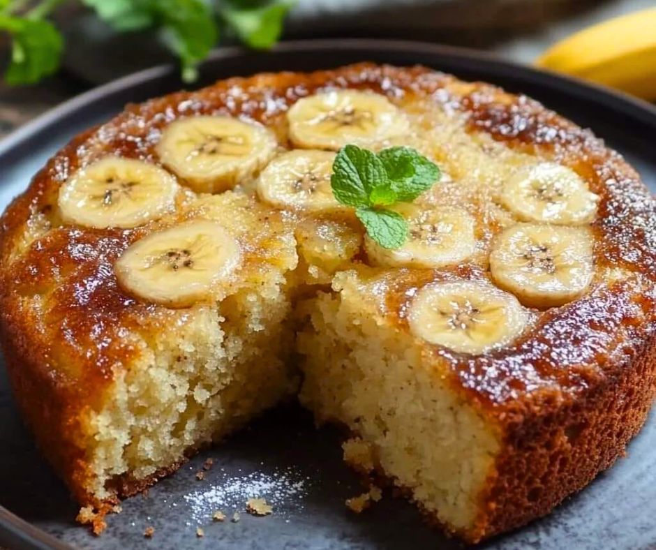 Bolo de Banana Fofinho