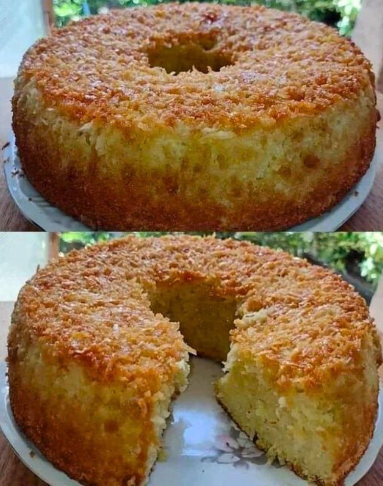 Bolo de Coco Queimado