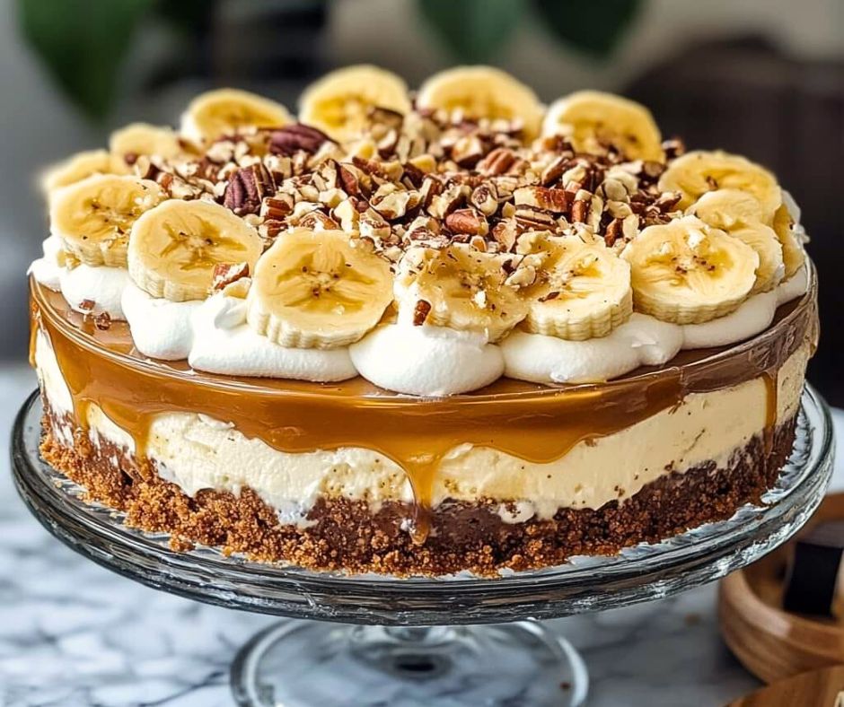 Torta Banoffee com Doce de Leite e Toques Especiais